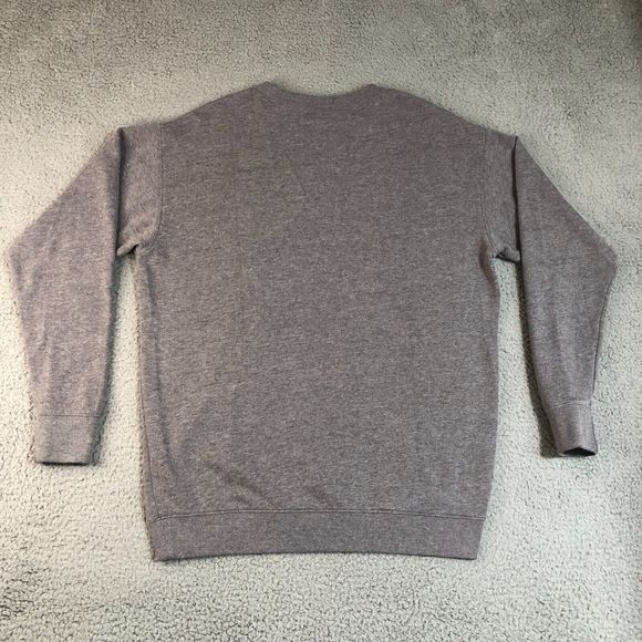 Victoria Secret PINK Sweater Women XSmall Gray Graphic Print Crew Neck‎ Logo - Picture 4 of 6